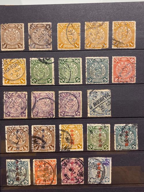 20年前在法国收集的老邮票