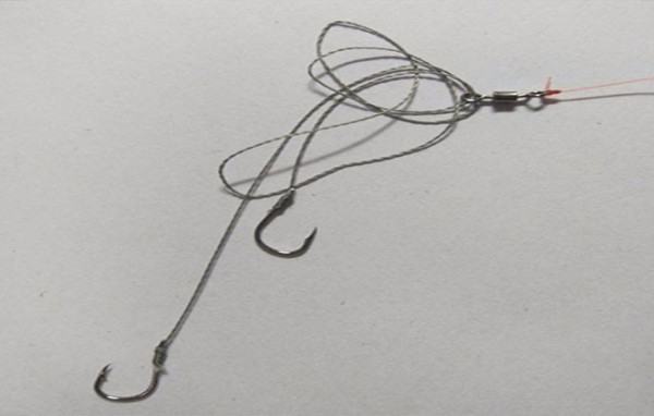 双鱼钩的绑法八字环(八字环与双钩子线的绑法)