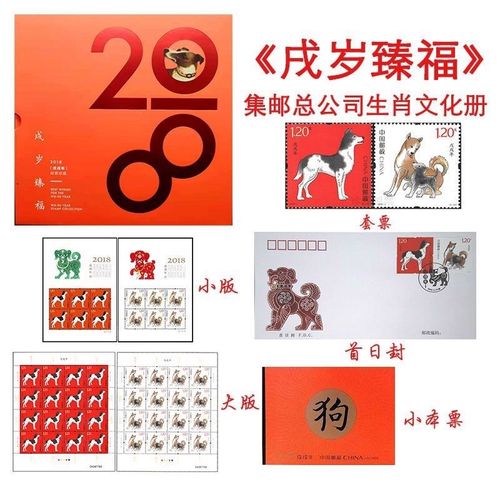2023年《戌岁臻福》文化专题册 狗年生肖邮票册 全套收藏
